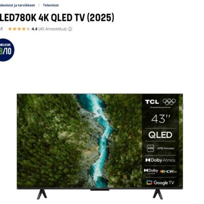 QLED Smart Tv 🚚🚚🚚 Ilmainen toimitus 🚚🚚🚚