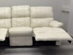 Vaalea nahkainen sohva / recliner-sohva 🚚🚚🚚 Ilmainen toimitus 🚚🚚🚚 - Image 4