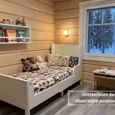 IKEA BUSUNGE jatkettava lastensänky + Wellpur-patja  - 🚚🚚🚚Ilmainen toimitus🚚🚚🚚